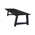 Tuintafel 121 Boris – Massief Kloosterhout – stalen poot naar keuze – Duurzaam & Weersbestendig